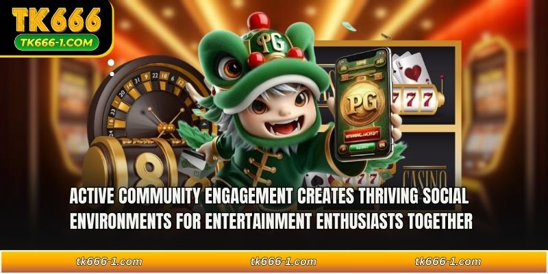 Active community engagement creates thriving social environments for entertainment enthusiasts together