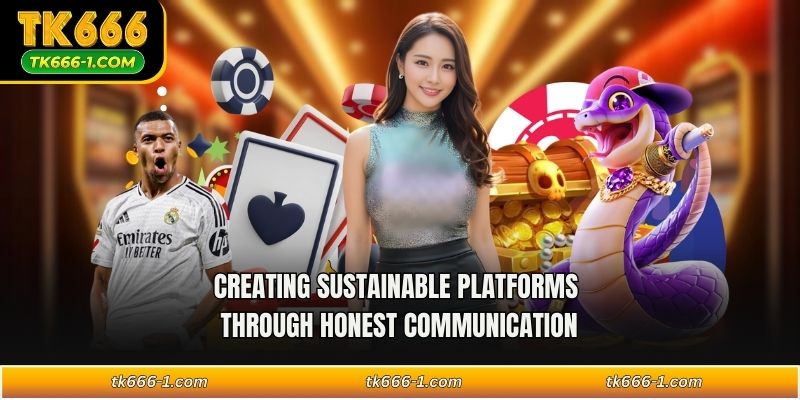 Creating sustainable platforms through honest communication