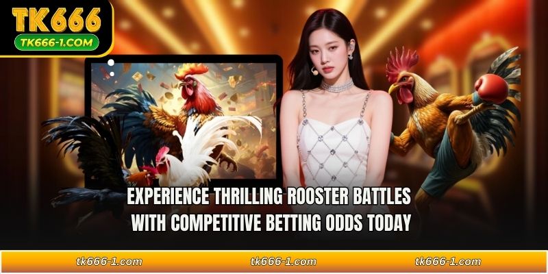 Experience thrilling rooster battles with competitive betting odds today