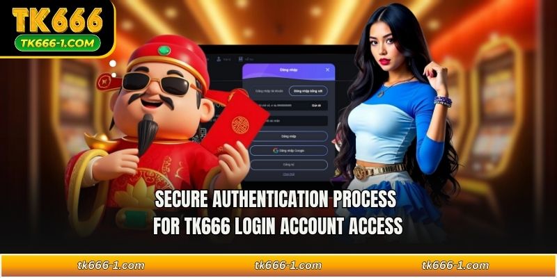 Secure authentication process for TK666 login account access