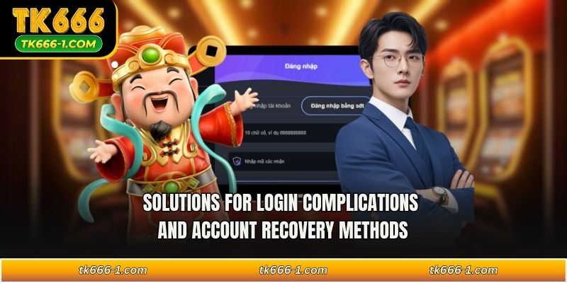 Solutions for login complications and account recovery methods