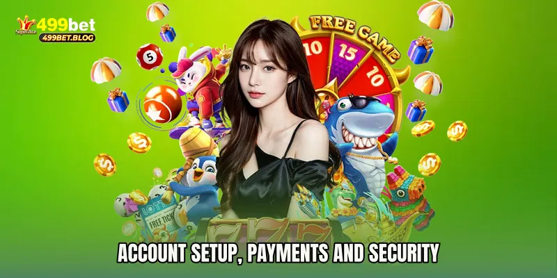 Account Setup, Payments and Security