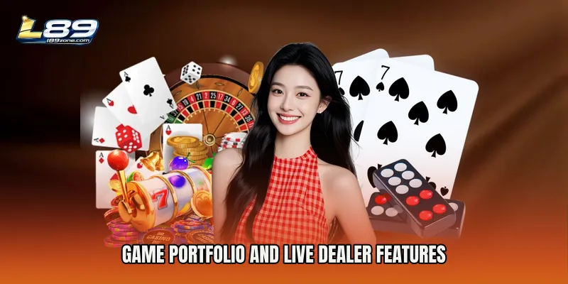 Game Portfolio and Live Dealer Features
