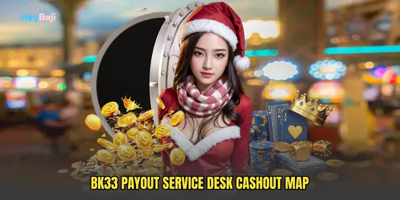 BK33 Payout Service Desk cashout map