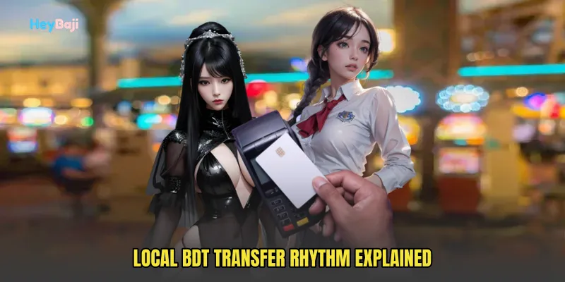Local BDT transfer rhythm explained