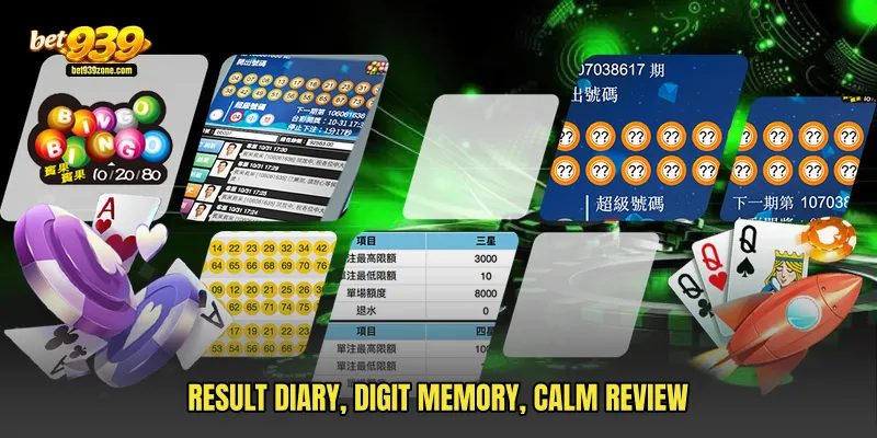 Result Diary, Digit Memory, Calm Review