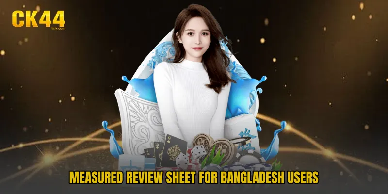 Measured review sheet for Bangladesh users
