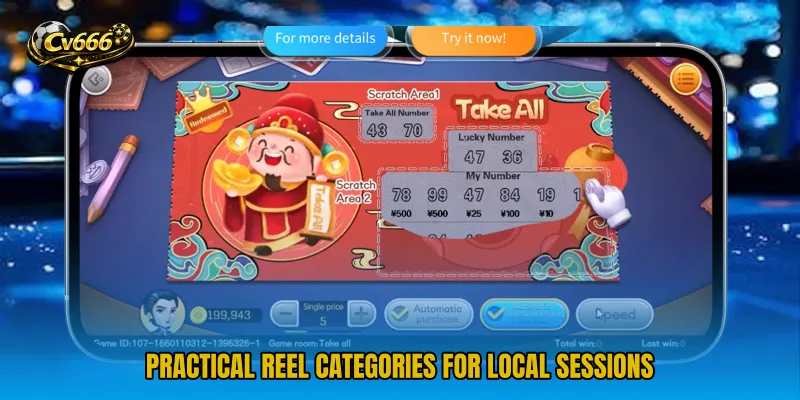 Practical Reel Categories For Local Sessions
